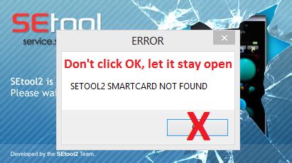 se tool smart card not found|SETOOL2 Smart Card Not Found .